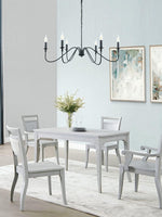 Load image into Gallery viewer, American Simple Vintage Iron Candle Shaped Multi-Head Chandelier