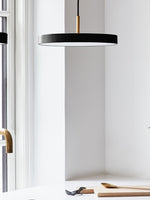Load image into Gallery viewer, Modern Disc Pendant Light — Nordic Minimalist Fixture for Dining & Kitchen