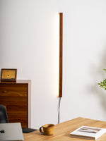 Load image into Gallery viewer, Arlo Linear Wood Plug-In Wall Light with Inline Switch - product image 8