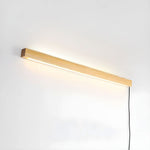 Load image into Gallery viewer, Arlo Linear Wood Plug-In Wall Light with Inline Switch - product image 33