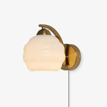 Cargar imagen en el visor de la Galería, Art Deco Glass Plug-In Wall Light - product image 44