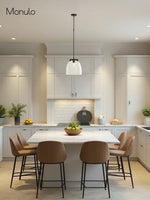 Load image into Gallery viewer, Auria Glass Dome Pendant Light – Clear Glass Elegance For Any Space