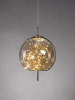 Load image into Gallery viewer, Nordic Starry Cylinder Glass Pendant Lamp
