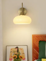 Cargar imagen en el visor de la Galería, Aplique de pared de vidrio con poste curvo Bauhaus