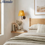 Charger l'image dans la visionneuse de galerie, Applique murale en tissu Luvora avec abat-jour tambour - Applique plissée classique