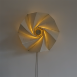 Load image into Gallery viewer, Flower-Fold Fabric Wall Lamp product view 4