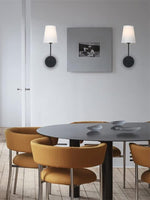 Load image into Gallery viewer, American Industrial Style Vintage Brass Fabric Wall Sconce