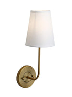 Load image into Gallery viewer, American Industrial Style Vintage Brass Fabric Wall Sconce