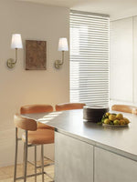 Load image into Gallery viewer, American Industrial Style Vintage Brass Fabric Wall Sconce