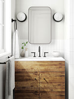 Charger l'image dans la visionneuse de galerie, Applique murale compacte Brelia à dos arrondi — Lampe globe contemporaine pour coiffeuse, salon, hôtels