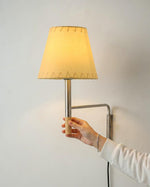Charger l'image dans la visionneuse de galerie, Pleated Shade Swing-Arm Plug-In Wall Sconce - product view 13