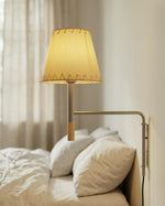 Charger l'image dans la visionneuse de galerie, Pleated Shade Swing-Arm Plug-In Wall Sconce - product view 17
