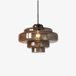 Load image into Gallery viewer, Koloro Colored Glass Shade Pendant Lamp – Adjustable Suspension Modern Interior Lighting Fixture