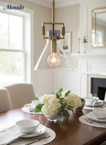 Cargar imagen en el visor de la Galería, Auria Industrial Classic Filament Glass Globe island Pendant lamp for kitchen, dining table