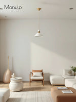 Load image into Gallery viewer, Calvor Porcelain Pendant Light - Ceramic Cone Shade For Kitchen