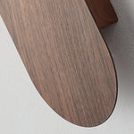 Load image into Gallery viewer, Wood-Tone Globe Plug-In Wall Lamp product view