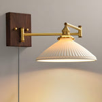 Load image into Gallery viewer, Ceramic Geometry Plug-In Wall Light - product image 7