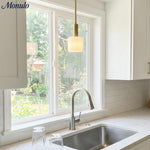 Load image into Gallery viewer, Cerova Contemporary Minimalist and Elegant Pendant – Ivory Porcelain Shade Light for Kitchen Island & Bedroom