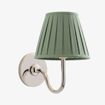 Load image into Gallery viewer, Luvora Fabric Shade Wall Sconce with Drum Shade - Classic Pleated Sconce Light