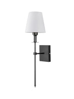 Load image into Gallery viewer, Classic Fabric Shade Battery Wireless Wall Sconce