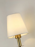 Load image into Gallery viewer, Classic Fabric Shade Battery Wireless Wall Sconce