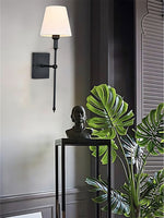 Load image into Gallery viewer, Classic Fabric Shade Battery Wireless Wall Sconce