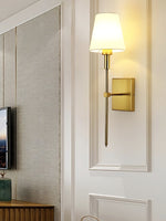 Load image into Gallery viewer, Classic Fabric Shade Battery Wireless Wall Sconce