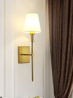 Load image into Gallery viewer, Classic Fabric Shade Battery Wireless Wall Sconce