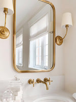 Load image into Gallery viewer, Drum Shade Wall Sconce - Modern Fabric Sconce for Bedroom or Hallway