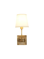 Load image into Gallery viewer, Drum Shade Wall Sconce - Modern Fabric Sconce for Bedroom or Hallway