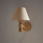 Charger l'image dans la visionneuse de galerie, Wood-Arm Contrast Fabric Wall Sconce product view 9