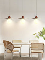 Load image into Gallery viewer, Cream Style Flying Disc Travertine Pendant Lamp