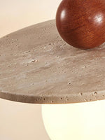 Load image into Gallery viewer, Flying Disc Stone Shade Pendant Light - Modern Minimal Dining Room Focus