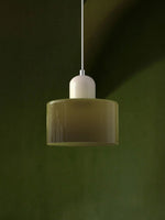 Load image into Gallery viewer, Creative Morandi Cylinder Glass Pendant Light