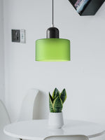 Load image into Gallery viewer, Creative Morandi Cylinder Glass Pendant Light