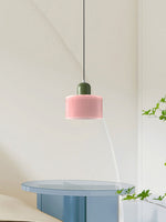 Load image into Gallery viewer, Creative Morandi Cylinder Glass Pendant Light