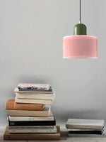 Load image into Gallery viewer, Creative Morandi Cylinder Glass Pendant Light