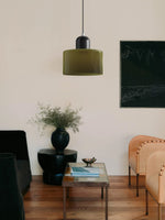 Load image into Gallery viewer, Creative Morandi Cylinder Glass Pendant Light