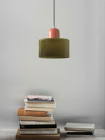 Load image into Gallery viewer, Creative Morandi Cylinder Glass Pendant Light