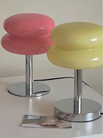 Load image into Gallery viewer, Creative Bauhaus Double Lollipop Ripple Glass Table Lamp