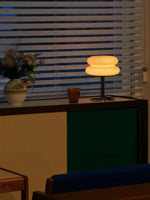 Load image into Gallery viewer, Creative Bauhaus Double Lollipop Ripple Glass Table Lamp