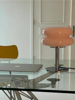 Load image into Gallery viewer, Creative Bauhaus Double Lollipop Ripple Glass Table Lamp