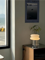 Load image into Gallery viewer, Creative Bauhaus Double Lollipop Ripple Glass Table Lamp