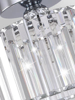 Load image into Gallery viewer, Modern Semi-Recessed Crystal Ceiling Lamp