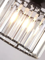 Load image into Gallery viewer, Modern Semi-Recessed Crystal Ceiling Lamp