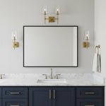 Load image into Gallery viewer, Derlina Clear Glass Sconce - Elegant Single To Triple Vanity Sconce