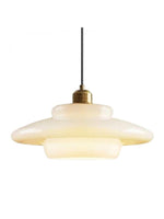 Load image into Gallery viewer, Modern Milk Glass Pendant Light