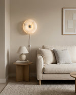 Charger l'image dans la visionneuse de galerie, Ring Alabaster Plug-In Wall Sconce - product view 10