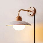 Load image into Gallery viewer, Dome Arm Travertine Plug-In Wall Light - product image 13