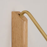 Charger l'image dans la visionneuse de galerie, Pleated Shade Swing-Arm Plug-In Wall Lamp product view
